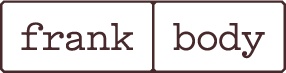 Frank Body | International logo