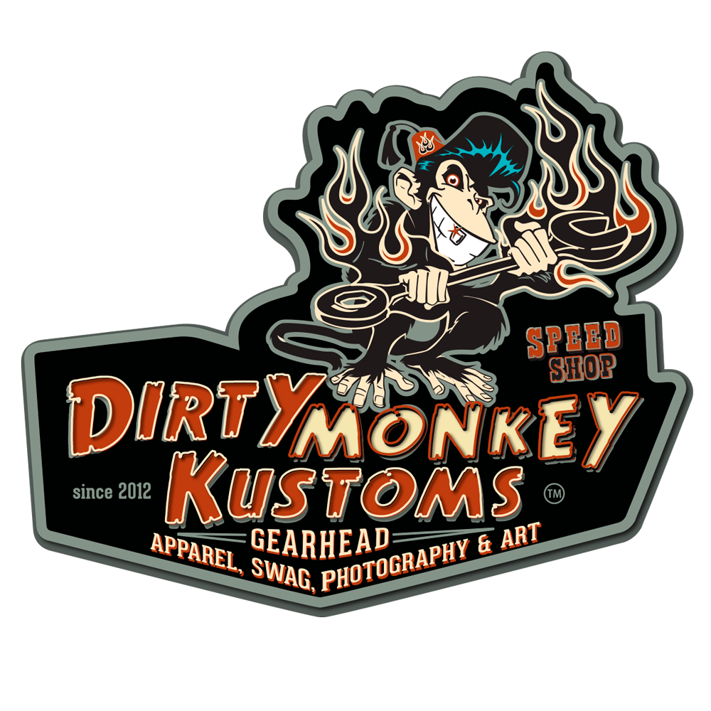 Dirty Monkey Kustoms GearHead Apparel